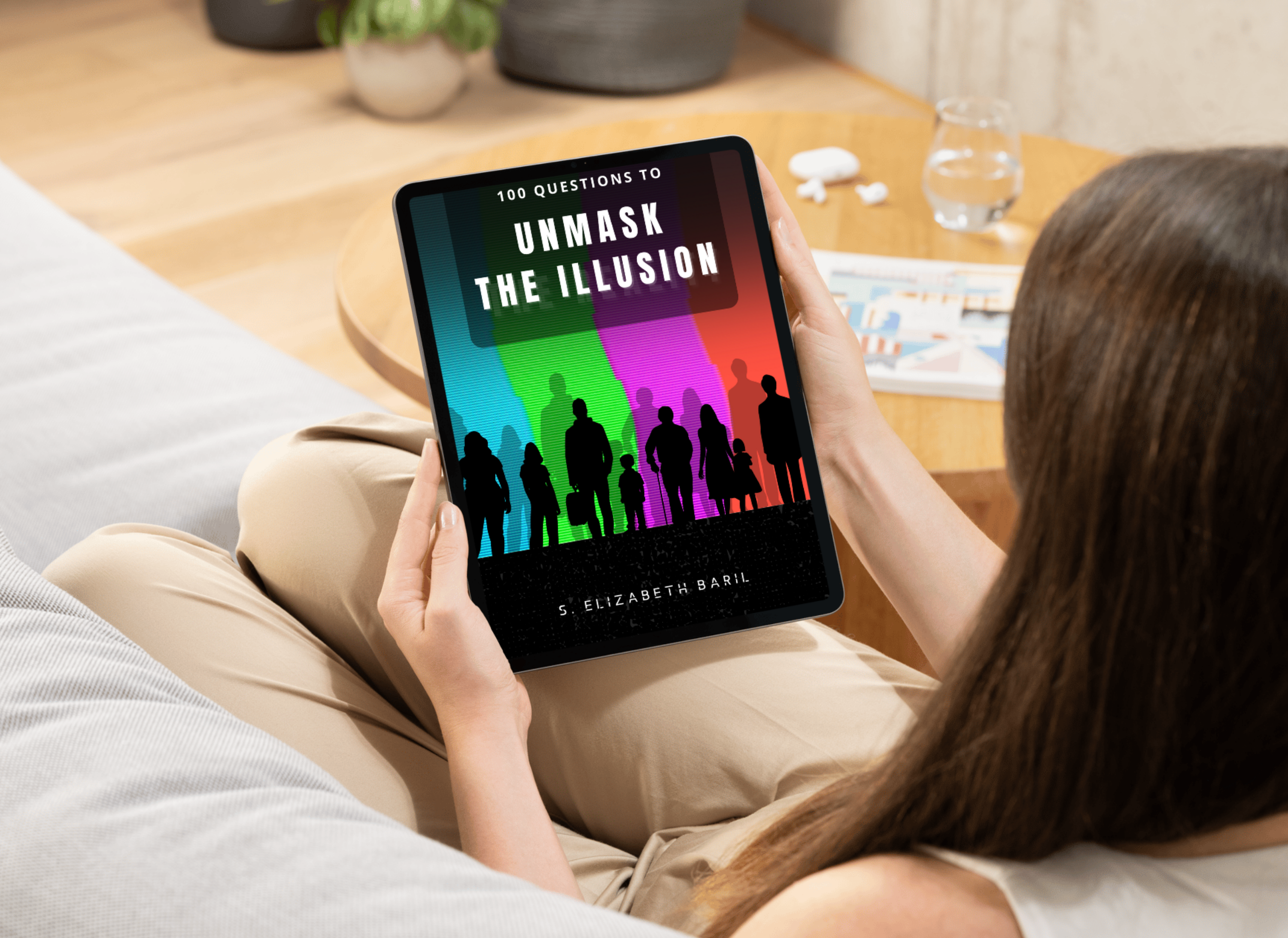 Ebook sur tablette mobile du livre100 questions to unmask the illusion